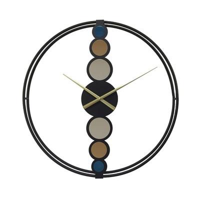 Dekorative Metall Wanduhr im Chakra-Design