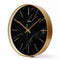 Wanduhr Gold