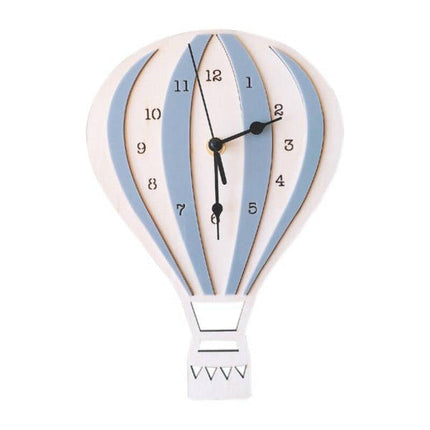 Originelle Wanduhr Heißluftballon skandinavisches Design
